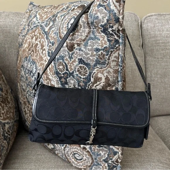 Coach | Bags | Coach Y2k Signature Demi Clip Baguette Bag 6348